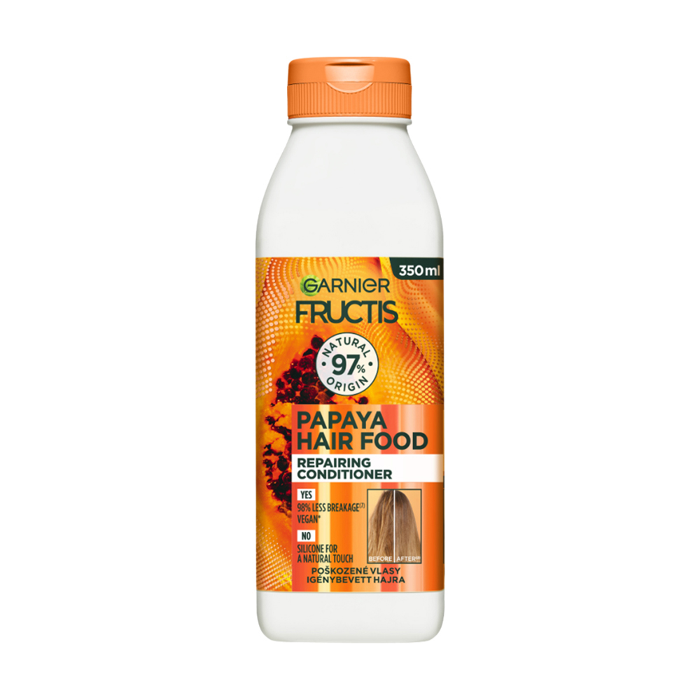 Бальзам-ополіскувач Garnier Fructis HairFood Папайя, для відновлення пошкодженого волосся, 350 мл